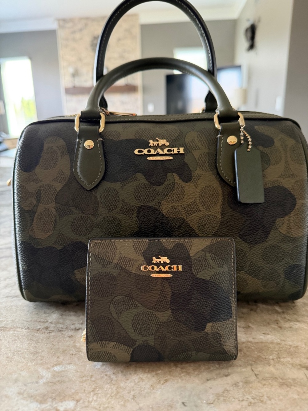 NWT Coach Signature Rowan Camo Set